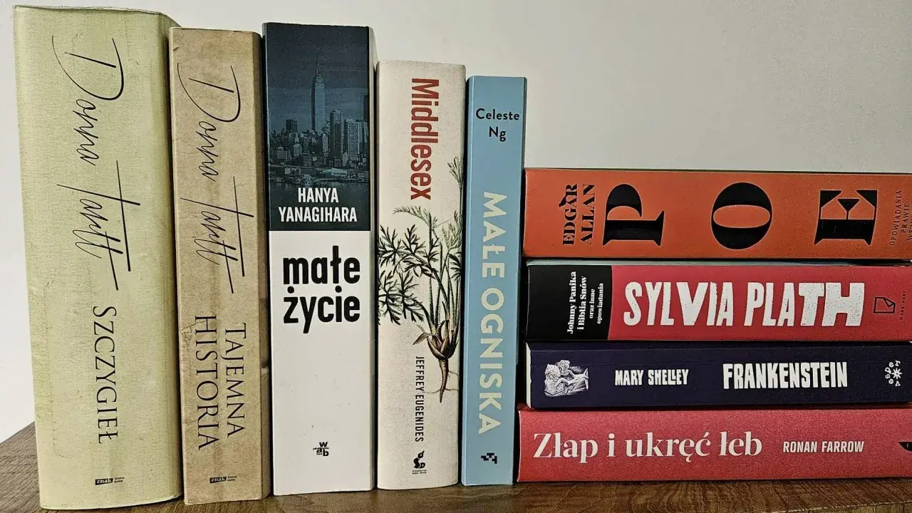 Książki, które zmieniają życie: "Szczygieł", "Tajemna historia", "Małe ogniska", "Frankenstein" i inne.