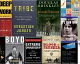 Książki dla dorosłych: "Deep Work", "Tribe", "The Wilderness Warrior", "Free Will", "Blood and Thunder", "The War of Art" i inne wartościowe pozycje.