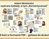 Mickiewiczowskie ballady i "Romantyczność" – analiza dzieł, ilustracje i cytaty.