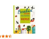 Brzechwa dzieciom: spis wierszy z ilustracjami Artura Gulewicza. Kolorowa okładka z pszczołami, ptaszkiem i samolotem.