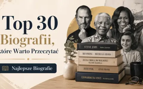 Kolekcja motywujące biografie: Steve Jobs, Michelle Obama, Nelson Mandela, Anne Frank, Leonardo da Vinci. Inspirujące historie życia.