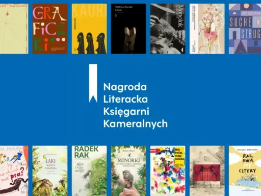 Książki nominowane do nagrody literackiej Księgarni Kameralnych. Wśród nich "Monolok", "Wnuki dla światła" i "Wyrok".