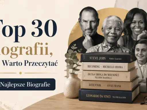 Kolekcja najlepszych biografii: Steve Jobs, Michelle Obama, Nelson Mandela, Anne Frank, Leonardo da Vinci. Inspirujące historie życia.