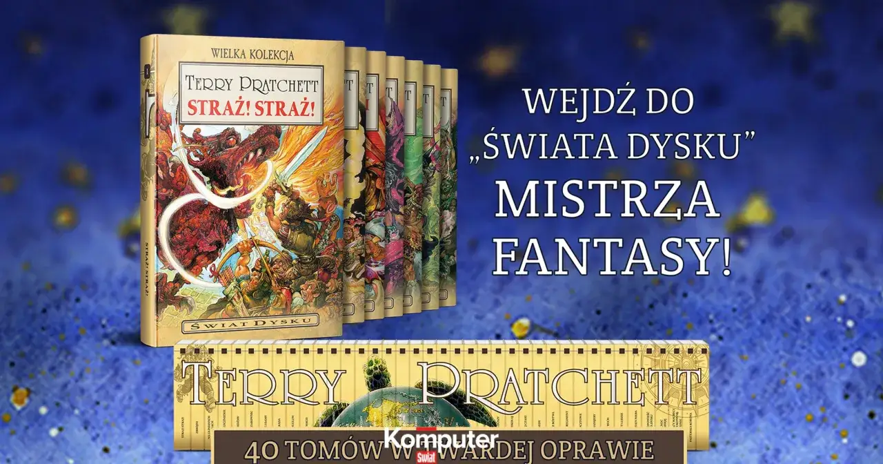 Kolekcja książek Terry'ego Pratchetta 
